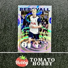 TOPPS UEFA CLUB COMPETITIONS 2024-25 LUCAS BERGVALL RC FlowFractor TOT