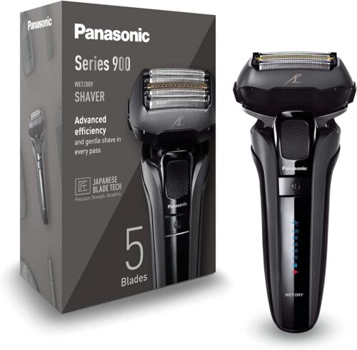 Afeitadora eléctrica Panasonic ES-LV6U en seco y húmedo de 5 hojas para hombre - Afeitado limpio preciso - Imagen 1 de 13