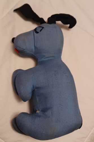 4 Antique Cuddle Toys Plush Dalmation Dog, Alpaca, Cat, Blue Dog- needing Doctor - 第 14/21 張圖片