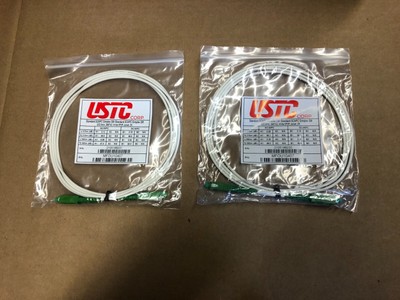 2 USTC CORP STANDARD SCAPC SIMPLEX SMG 657A2 FIBER OPTIC CABLE 2M