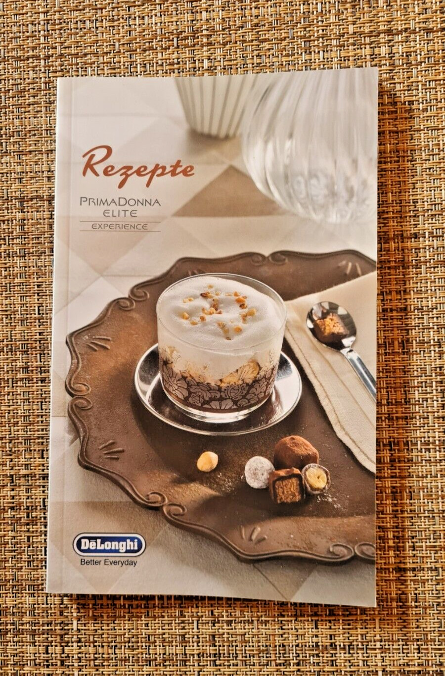 DeLonghi Eiswürfel Eiswürfelform Silikon Kaffeebohnen Rezeptbuch neu Zubehör