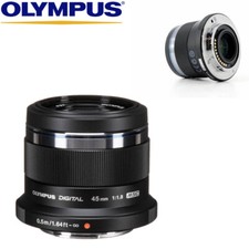 Olympus M.Zuiko Digital 45mm F1.8 Lens for Micro Four Thirds Cameras Black