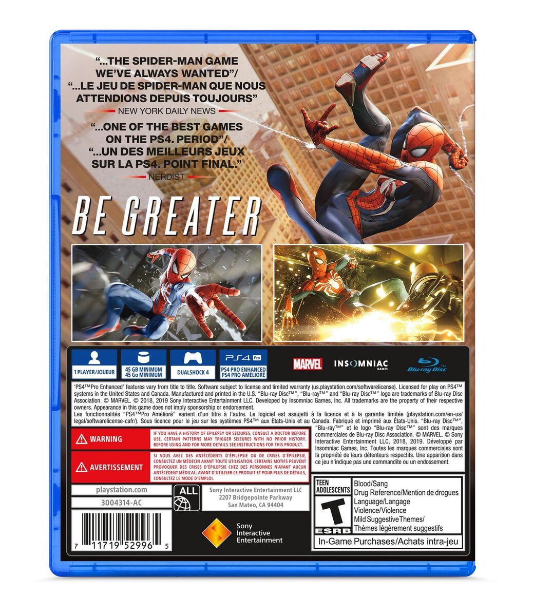  Marvel's Spider-Man: Game of The Year Edition