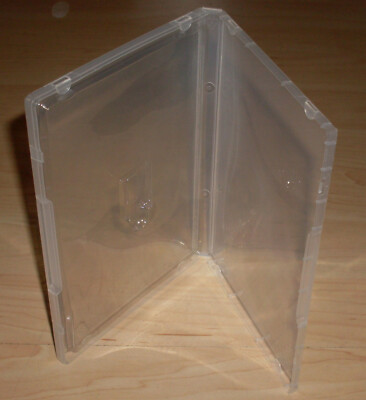 Multistorage Box für SD Karten im DVD / CD Format 135x190x15mm transparent