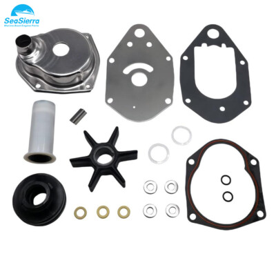 Water Pump Impeller Housing Kit For Mercury 1991-Up 40-60 HP 46-812966A12
