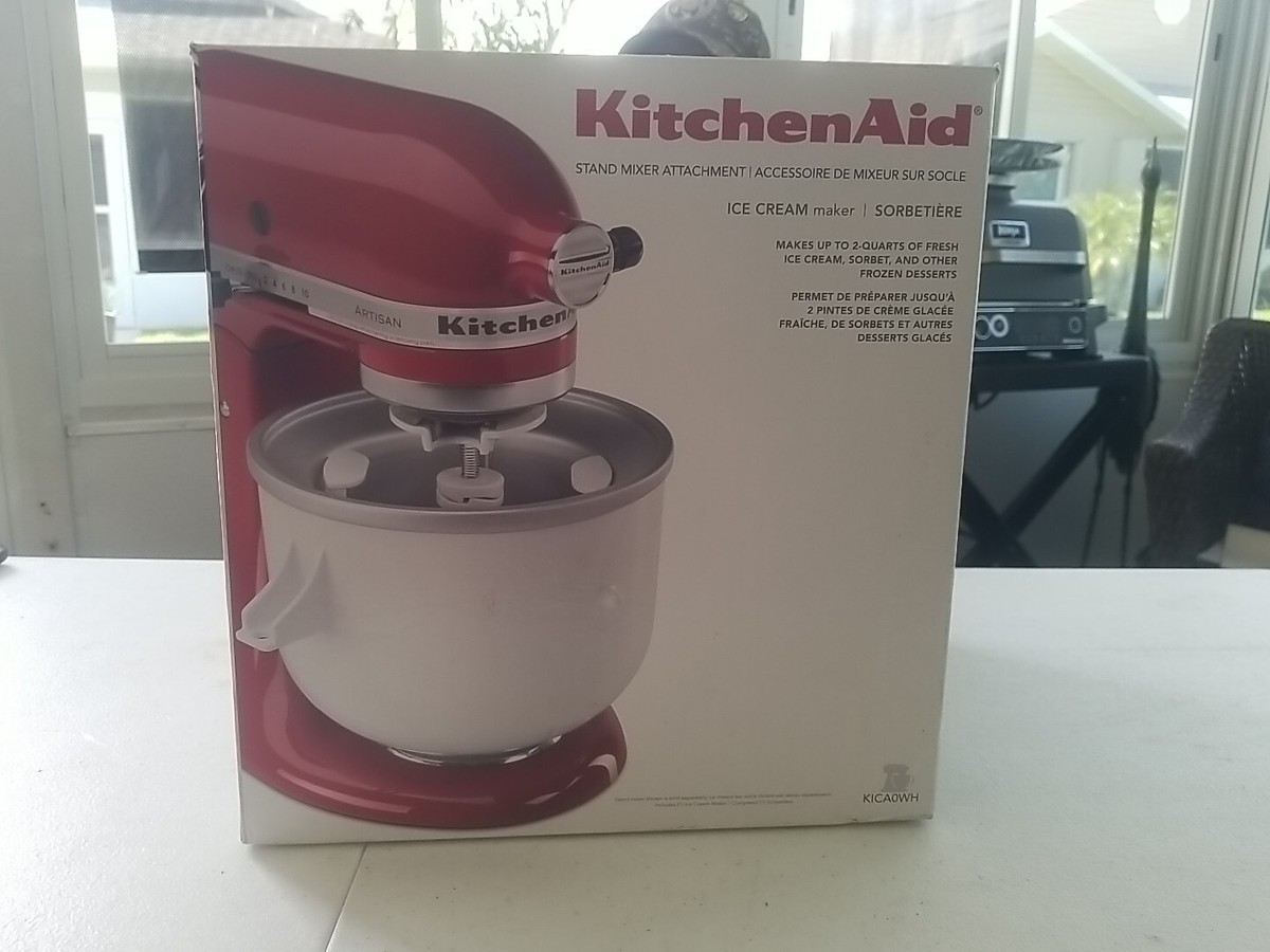 キッチンエイド 取り付けタイプ アイスクリームメーカー KICA0WH 楽天市場】KitchenAid キッチンエイド アイスクリームメーカー
