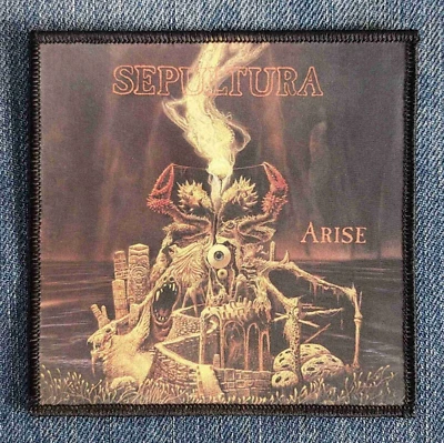 Sepultura Arise Sublimated Printed Patch | Brazilian Heavy Black Metal Band Logo