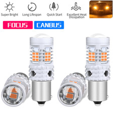 4pc Canbus Bau15s 7507 Py21w Amber Color Led Bulb Car Turn Signal Indicator Lamp