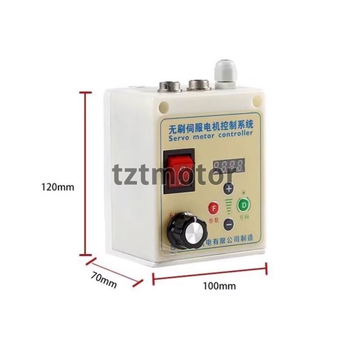 220V 2.2K/1.5K/1.1K/750/550W Permanent Magnet Brushless Motor Shaft+Controller - Bild 3 von 3