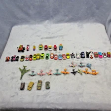 VTG Mixed Brands Mini & Micro Machines Trucks Jets Cars Military Lot of 48