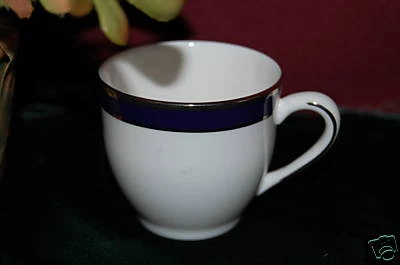 Lenox Federal Cobalt Platinum Demi Cup only NEW with tags $67 white color