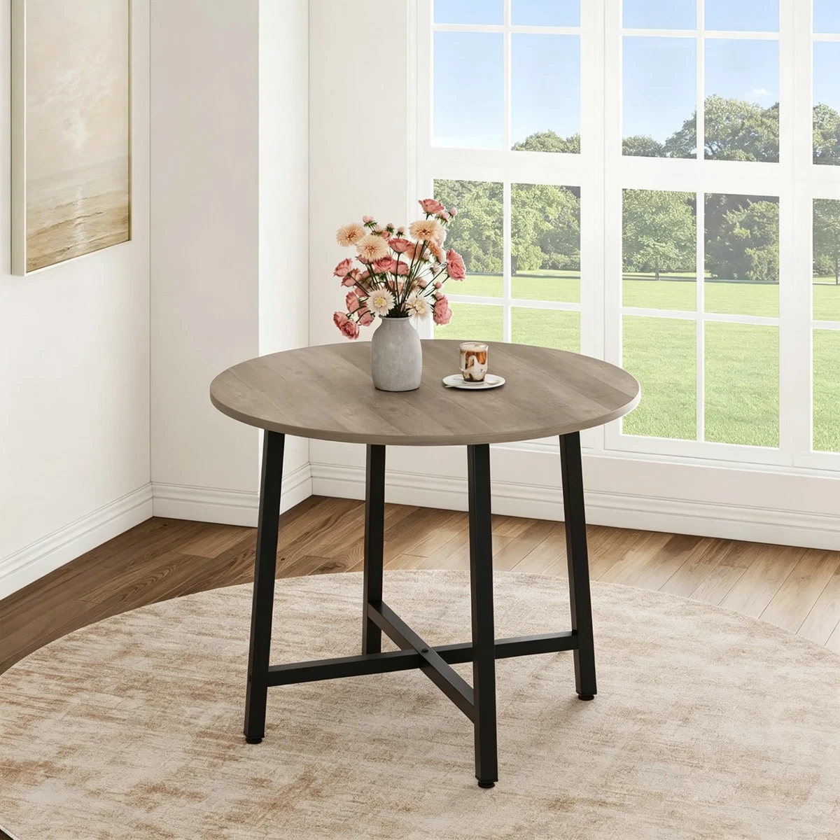 Wooden Round Industrial Tables for sale | eBay