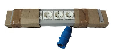 Bals | Stromverteiler | CEE Adapter Starkstrom | 6-fach Steckdosenleiste | 4,5m