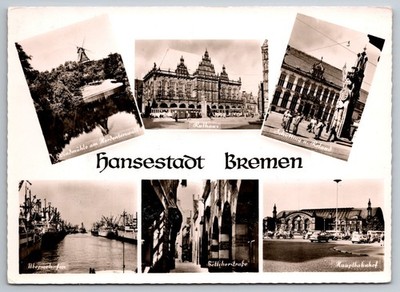 AK Hansestadt Bremen - Mehrbildkarte 