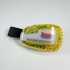 Zestril Lisinopril AM/FM Pocket Radio Yellow Headphone Jack Wrist Strap Promo