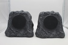 Outdoor Rock Speaker Pair Wireless Bluetooth READ DESC PC1741618- PC1741618