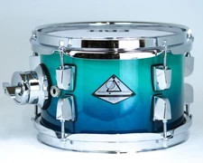 Element 2 Electronic Drum Pad 8x5 Aqua Wood Finish Mesh Heads New! W/mount