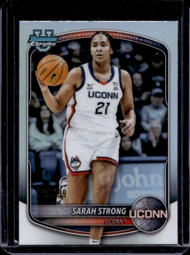 2025-26 Bowman Sarah Strong Chrome Prospects Refractor #/499 Huskies