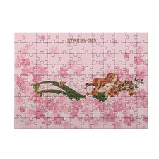Starbucks Taiwan Puzzle 108pcs - Sakura Uni President Store Siren