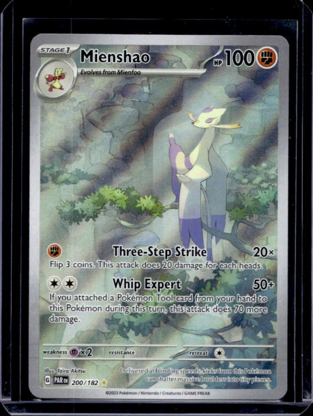 2023 Pokemon SV Paradox Rift Mienshao #200/182