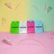 Starface Hydro-Star Pimple Patches 4 Pack Bundle Tea Tree Clear Pink Salicylic