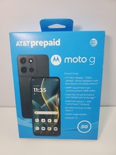 New  Sealed Motorola Moto G 2025, 128GB, Forest Gray At t Prepaid Smartphone