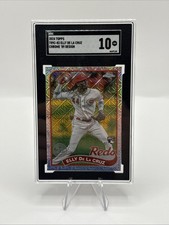 2024 Topps Chrome Elly de La Cruz T89C-83 Gem Mint 10! ‘89 Design RC Reds