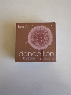 NIB Benefit Dandelion Twinkle Soft Nude Pink Highlighter 3g / 0.1 oz Full Size