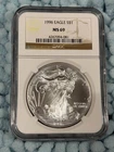 1996 American silver Eagle MS 69