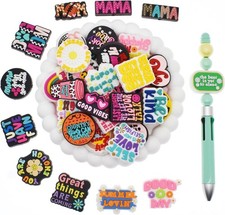 Silicone Focal Beads 50 PCS for DIY Pens, Keychains, and Gifts