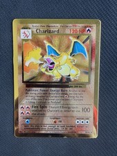 Pokémon Charizard Metal Holo Promo Card 004/102 25th Celebrations UPC promo