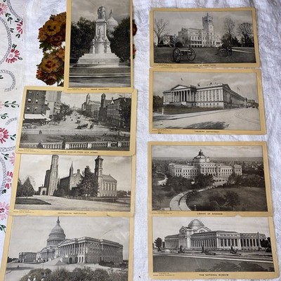 SINGER SEWING MACHINES Advertising Souvenir Views Of Washington D.C Early 1900 s