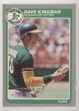 1985 Fleer Dave Kingman #427