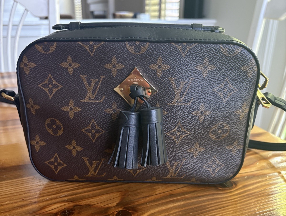 Louis Vuitton Monogram Canvas Saintonge Crossbody Shoulder Bag  
