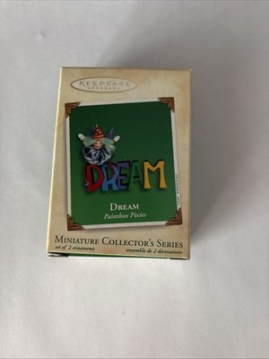 Hallmark Keepsake Ornament 2002 Miniature Dream Paintbox Pixies Set of 2