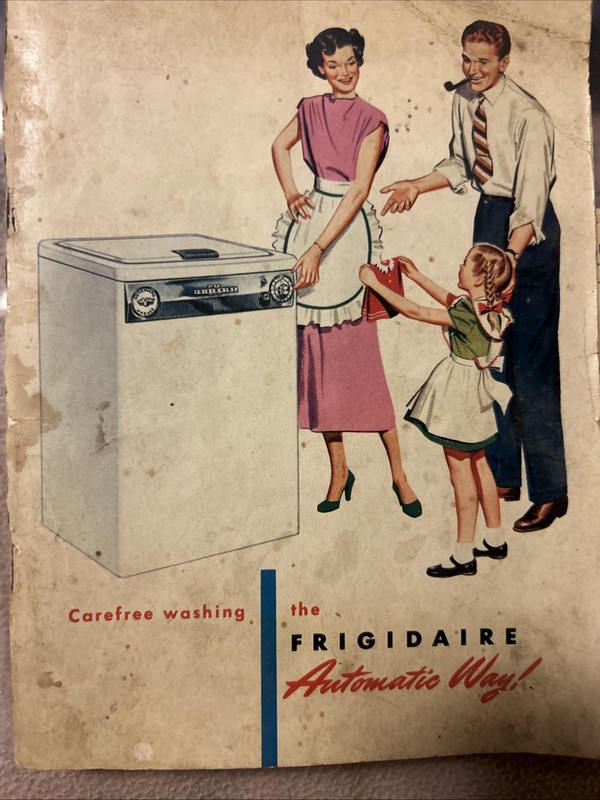 Terrific 1948 Washing Machine Manual "Frigidaire - General Motors"  *