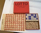 1950s Lotto Milton Bradley Vintage Board Game Original Box Complete