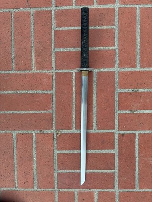 MONOSTEEL JAPANESE SAMURAI SWORD HAND-FORGED in JAPAN - SCARY SHARP BLADE & TANG