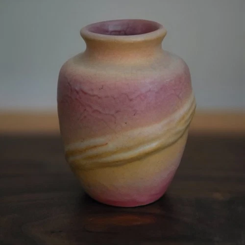 Weller Pottery  4 1/4 Elberta Vase FACTORY MINT