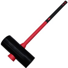 6KG Paving Maul Large Rubber Slab Hammer Mallet Concrete Kerb Flagstone