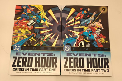 DC Finest Lot: Zero Hour Crisis in Time Part 1 & 2 NEW TPB 2 Volume Collection