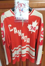 Vintage 1974 Gordie Howe # 9 Team Canada Olympic Replica Jersey - no tags