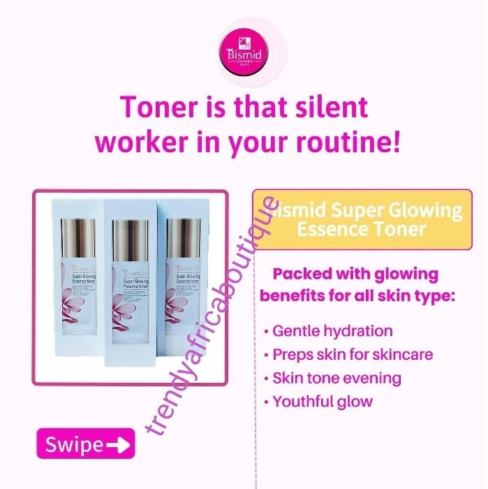 Toner de essência super brilhante Bismid para rosto delicado. Youthful tez 100ml - Imagem 4 de 4