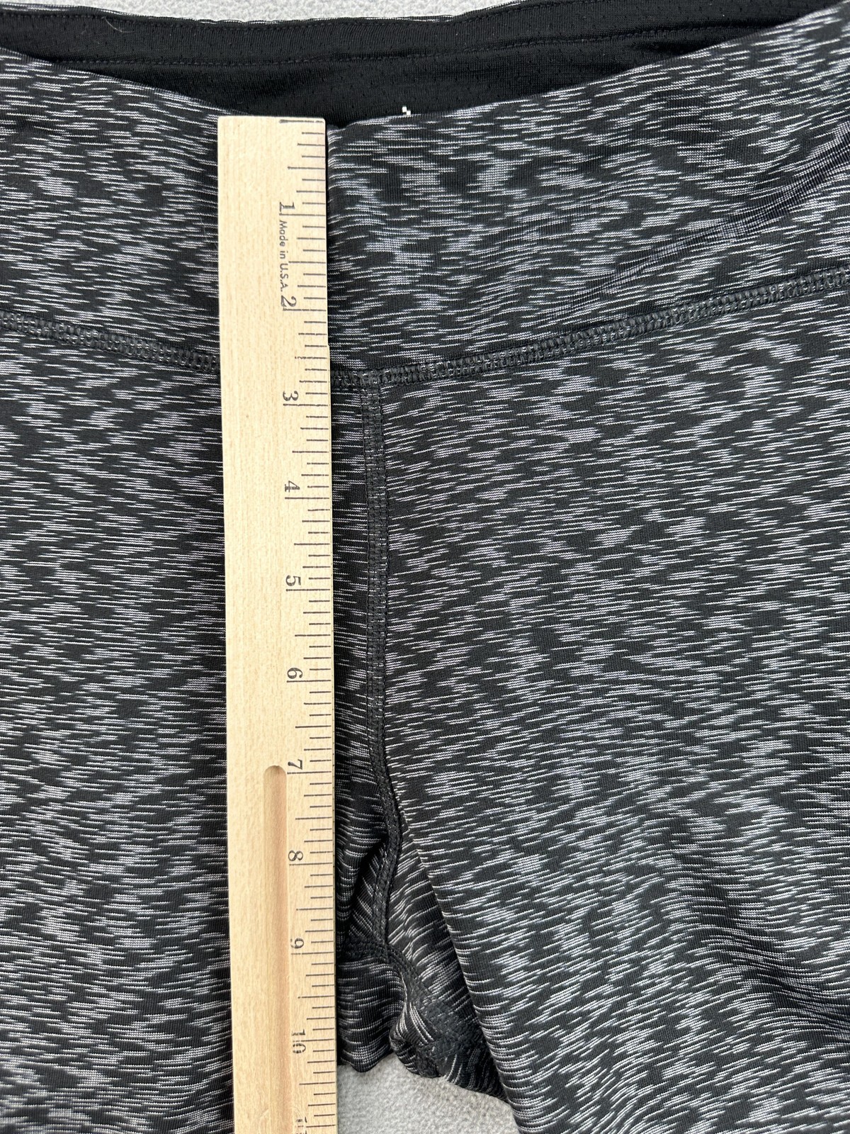 Smartwool Leggings Medium Gray PhD Pattern Capri … - image 11