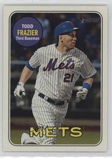 2018 Topps Heritage High Number Action Image Variation SP Todd Frazier #718 1cx3