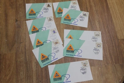 1984 FIELD DAYS ORANGE - GUEST NATION NEW ZEALAND  PSE  COVER SET OF 9