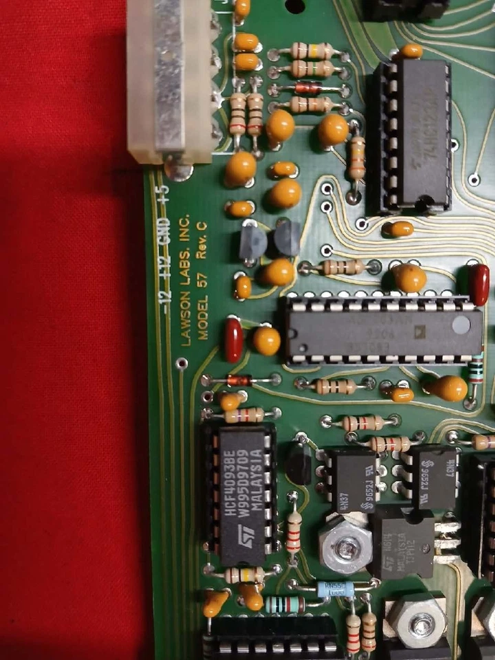 LAWSON LABS, INC PLACA DE CONTROL DE PROCESO/PLACA DE PC, MODELO 57 REV. C Foto 3 de 3