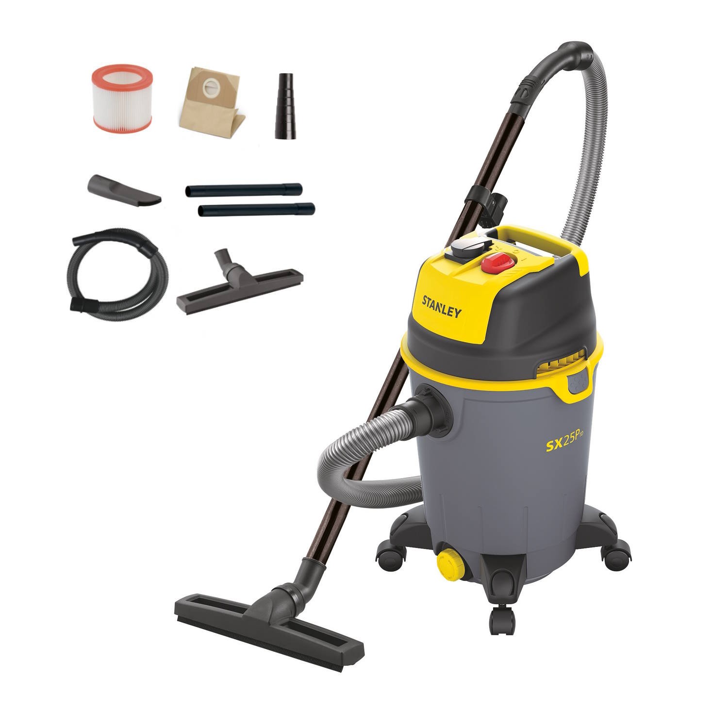 Aspiratore Solidi e Liquidi STANLEY SXVC25PTDE (1.200 W, 25 l)