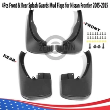 4pcs Splash Guards Mud Flaps For 2005-2015 Nissan Frontier Pickup Front & Rear