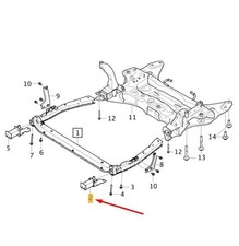Volvo XC40 Suspension avant Crame d'aide à gauche Membre 32283253 Nouveau authen